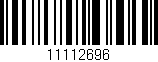 Código de barras (EAN, GTIN, SKU, ISBN): '11112696'