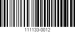 Código de barras (EAN, GTIN, SKU, ISBN): '111133-0012'