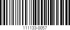 Código de barras (EAN, GTIN, SKU, ISBN): '111133-0057'
