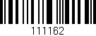 Código de barras (EAN, GTIN, SKU, ISBN): '111162'