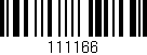 Código de barras (EAN, GTIN, SKU, ISBN): '111166'