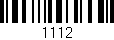 Código de barras (EAN, GTIN, SKU, ISBN): '1112'
