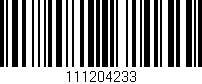 Código de barras (EAN, GTIN, SKU, ISBN): '111204233'
