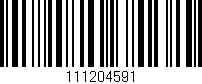 Código de barras (EAN, GTIN, SKU, ISBN): '111204591'