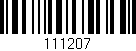 Código de barras (EAN, GTIN, SKU, ISBN): '111207'