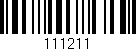Código de barras (EAN, GTIN, SKU, ISBN): '111211'