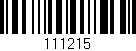 Código de barras (EAN, GTIN, SKU, ISBN): '111215'