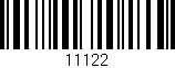 Código de barras (EAN, GTIN, SKU, ISBN): '11122'