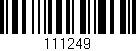 Código de barras (EAN, GTIN, SKU, ISBN): '111249'