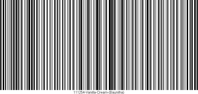 Código de barras (EAN, GTIN, SKU, ISBN): '111254-Vanilla-Cream-(Baunilha)'