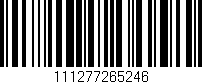 Código de barras (EAN, GTIN, SKU, ISBN): '111277265246'