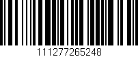 Código de barras (EAN, GTIN, SKU, ISBN): '111277265248'