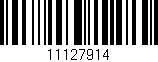 Código de barras (EAN, GTIN, SKU, ISBN): '11127914'