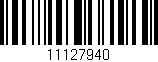 Código de barras (EAN, GTIN, SKU, ISBN): '11127940'