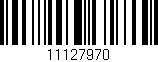 Código de barras (EAN, GTIN, SKU, ISBN): '11127970'