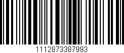 Código de barras (EAN, GTIN, SKU, ISBN): '1112873387993'