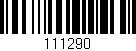 Código de barras (EAN, GTIN, SKU, ISBN): '111290'