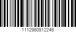 Código de barras (EAN, GTIN, SKU, ISBN): '1112980912248'