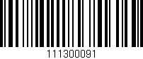 Código de barras (EAN, GTIN, SKU, ISBN): '111300091'
