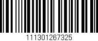 Código de barras (EAN, GTIN, SKU, ISBN): '111301267325'