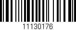 Código de barras (EAN, GTIN, SKU, ISBN): '11130176'