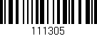 Código de barras (EAN, GTIN, SKU, ISBN): '111305'