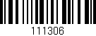 Código de barras (EAN, GTIN, SKU, ISBN): '111306'