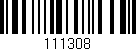 Código de barras (EAN, GTIN, SKU, ISBN): '111308'
