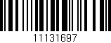 Código de barras (EAN, GTIN, SKU, ISBN): '11131697'