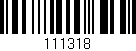 Código de barras (EAN, GTIN, SKU, ISBN): '111318'