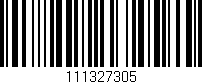Código de barras (EAN, GTIN, SKU, ISBN): '111327305'