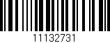 Código de barras (EAN, GTIN, SKU, ISBN): '11132731'