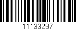 Código de barras (EAN, GTIN, SKU, ISBN): '11133297'