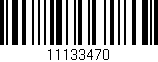 Código de barras (EAN, GTIN, SKU, ISBN): '11133470'