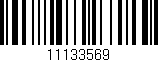 Código de barras (EAN, GTIN, SKU, ISBN): '11133569'
