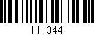 Código de barras (EAN, GTIN, SKU, ISBN): '111344'