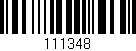 Código de barras (EAN, GTIN, SKU, ISBN): '111348'