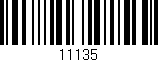 Código de barras (EAN, GTIN, SKU, ISBN): '11135'