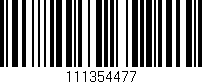 Código de barras (EAN, GTIN, SKU, ISBN): '111354477'