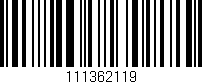 Código de barras (EAN, GTIN, SKU, ISBN): '111362119'