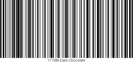 Código de barras (EAN, GTIN, SKU, ISBN): '111390-Dark-Chocolate'