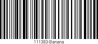 Código de barras (EAN, GTIN, SKU, ISBN): '111393-Banana'