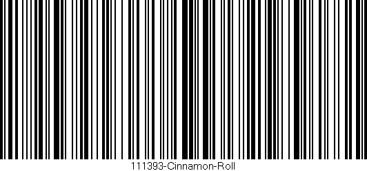 Código de barras (EAN, GTIN, SKU, ISBN): '111393-Cinnamon-Roll'