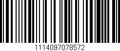 Código de barras (EAN, GTIN, SKU, ISBN): '1114097078572'