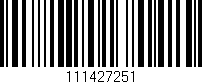 Código de barras (EAN, GTIN, SKU, ISBN): '111427251'