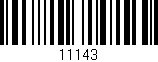 Código de barras (EAN, GTIN, SKU, ISBN): '11143'