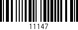 Código de barras (EAN, GTIN, SKU, ISBN): '11147'