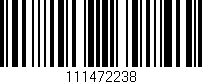 Código de barras (EAN, GTIN, SKU, ISBN): '111472238'