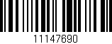 Código de barras (EAN, GTIN, SKU, ISBN): '11147690'