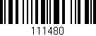 Código de barras (EAN, GTIN, SKU, ISBN): '111480'